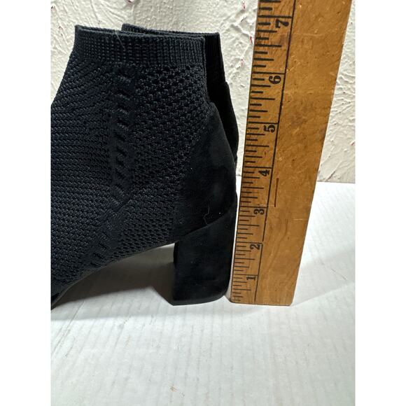 Eileen Fisher Margate Open Toe Block Heel Bootie Pull On Comfort Casual Size 6 - Picture 3 of 5